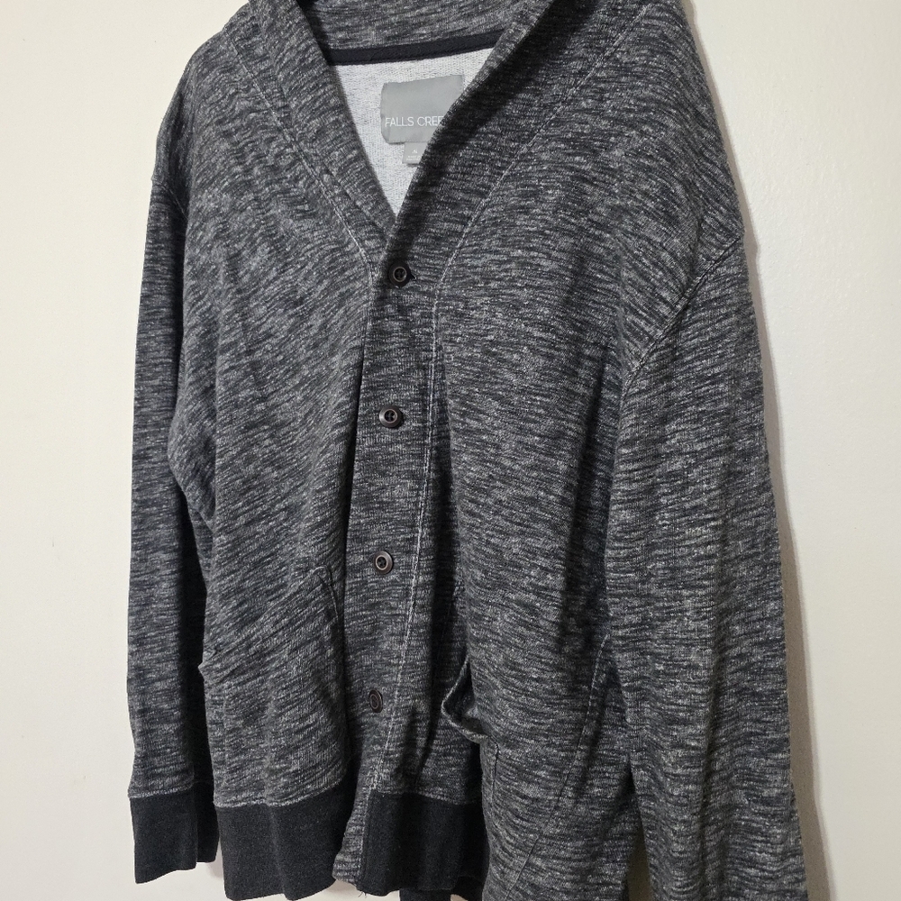 Gray Button-Up Cardigan - Picture 3 of 5